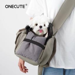 Onecut-Bolsa de Ombro para Cachorro, Cesta de Transporte Externo, Pet Strap, Acessórios de Viagem ao Ar Livre - Image 1