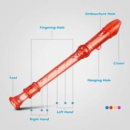 12 pçs gravador soprano para crianças instrumentos flautas brinquedos música 12 pçs gravadores musicais criança bebê - Image 4