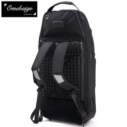 Fagote Padrão PU Couro Preto Instrumentos De Vento Mochila, saco De Fagote - Image 3