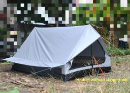 Barraca de acampamento de cabine ultraleve para 2-3 pessoas, barraca tipo A, barraca de cabine portátil sem poste - Image 5