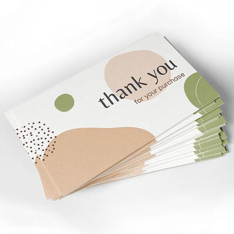 Cartão de agradecimento pelo seu pedido, Etiquetas de louvor para pequenas empresas, Decoração para pequena loja, Pacote de presente, 30 PCs, 50 PCs, 100PCs - Image 1