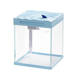 Pequeno Vidro Aquário Fish Tank Starter Kit, 4 Modo LED Iluminação, Mini Bomba De Água, Filtro, Porta De Alimentação, Mudança De Oxigênio, 3 Galão - Image 3