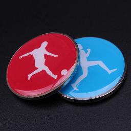 1pc esportes padrão de futebol escolher borda árbitro lado jogar moeda para crianças adultos futebol vôlei tênis de mesa - Image 3