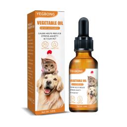 Óleo Essencial Calmante para Alívio da Ansiedade para Cães e Gatos, Dor Anti-Ansiedade, Gotas Orgânicas, 30ml - Image 2