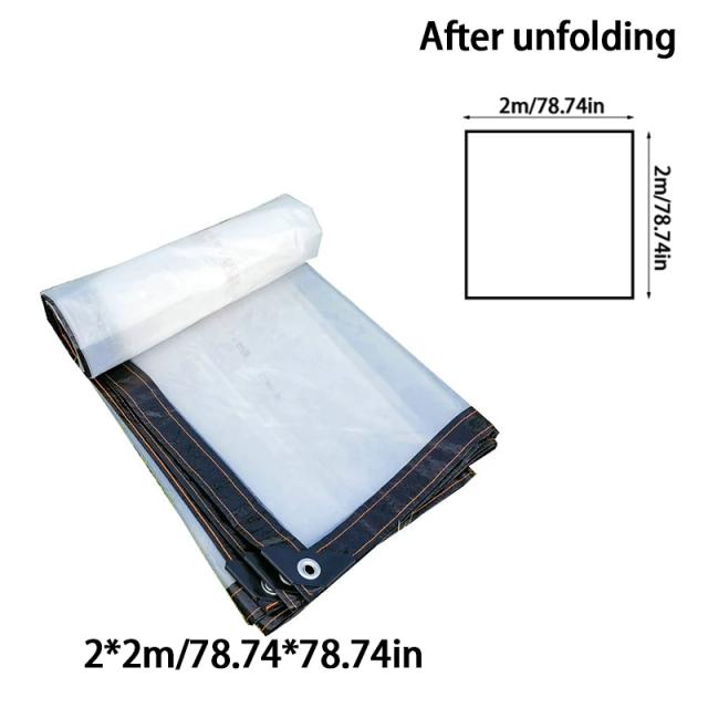 Película Impermeável Transparente para Barraca e Toldo ao Ar Livre, Ideal para Plantas Suculentas