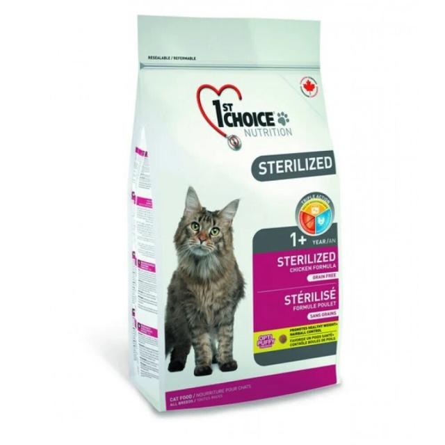 Escolha Premium de Ração para Gatos Esterilizados de Todas as Raças - Frango 325g