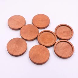 Placas de madeira redondas de 30mm/35mm para artesanato, placa de madeira inacabada de pinho natural, ótima base de madeira para projetos de artesanato diy com 10 peças - Image 6