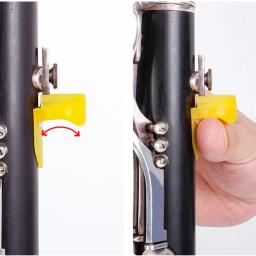 Soft Silicone Clarinete Oboe Polegar Almofada Descanso, Polegar Protetor para Instrumento de Sopros, 5 Cores, Pacote de 5 - Image 2