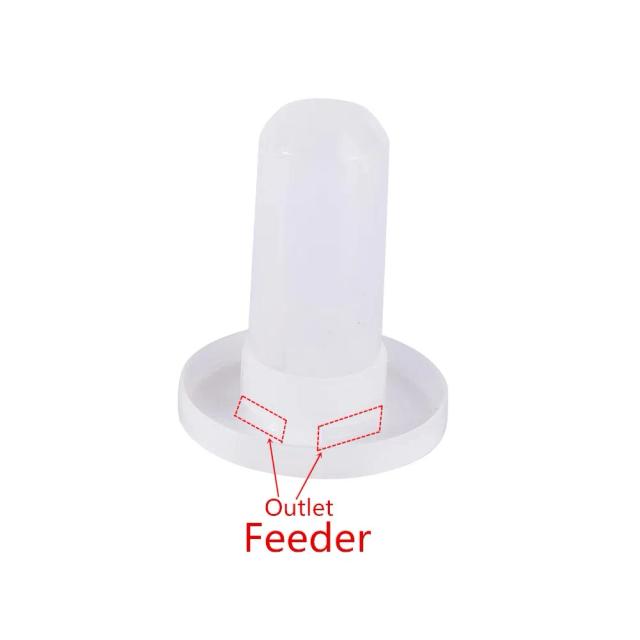 Fontes Automáticas para Aves: Bebedouro de Plástico com Caixa de Alimento, 350ml, Ideal para Pombos e Acessórios de Gaiola