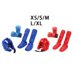 Karate Sparring Training Gear Set, Capacete De Boxe, Chapelaria De Boxe, Luvas de Taekwondo, Karatê, Artes Marciais, Sanda, Muay Thai - Image 1