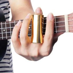 1pc 60mm barra deslizante de guitarra aço inoxidável metal/vidro dedo slides para guitarra ukulele instrumentos cordas acessórios guitarra - Image 5