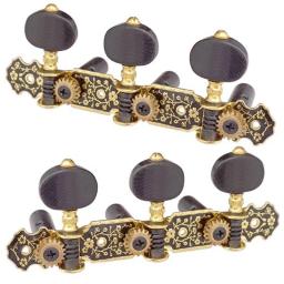 Guitarra clássica Cabeças de máquina, afinação Pegs, chave, ouro, afinadores, chaves, peças, acessórios, 3L - Image 4