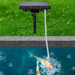 Bomba De Ar Solar Recarregável Do Aquário, Pesca Ao Ar Livre Bomba De Oxigênio, Peixes De Transporte, Lagoa Aerador, 3.7V - Image 2