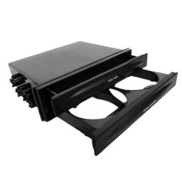 Universal Duplo ou Único Kit De Bolso De Rádio Din, Bebida Camada De Armazenamento mais Titular, Multi-Purpose Cup Box, Gaveta Do Armazenamento Do Carro, B I0W6 - Image 2
