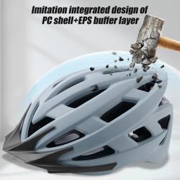 Capacete leve de bicicleta com alça lateral ajustável e chin, acessórios de bicicleta para homens e mulheres adultos, ajuste sugerido, 58-62cm - Image 3
