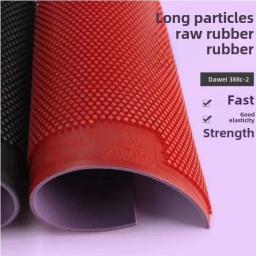 Dawei 388C-2 Bola de pingue-pongue de camada única de borracha natural com capa de esponja Várias opções de espessura disponíveis - Image 2