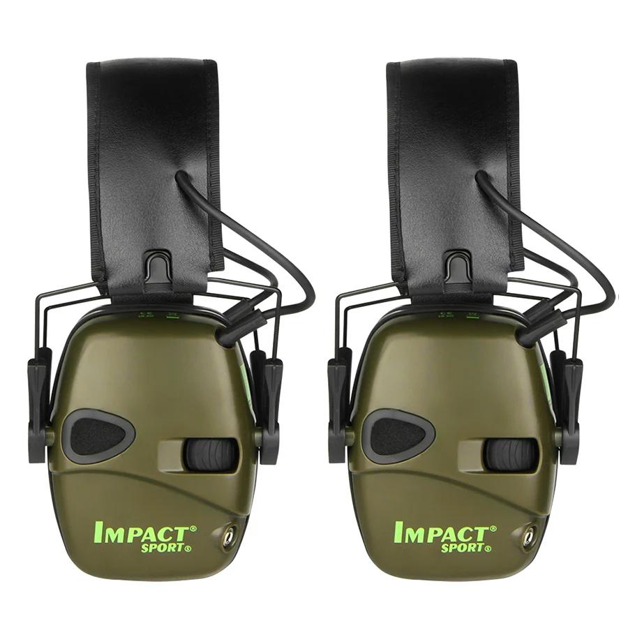 Tiro eletrônico tático Otimismo, esportes ao ar livre, fone de ouvido anti-ruído, amplificação do som de impacto, audição, original, 2 pcs - Image 1
