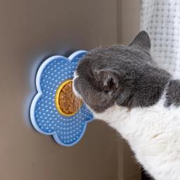 Tapete de silicone para gatos, Alimentadores lentos para diversão, Alimentação diária, Comida húmida, Alimentação animal - Image 2