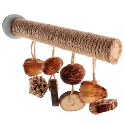 Madeira Stand poleiro brinquedo para papagaio, Bird Cage poleiro, Paw Grinding Stick - Image 4