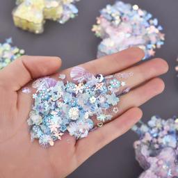 PVC Multi-Formas Shell Estrela lantejoulas, brilho no escuro, paillette para roupas de costura, acessórios DIY, decoração artesanal, 10g por saco - Image 3