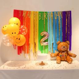 6 rolos de papel crepe streamers fontes de festa para festa de aniversário chá de bebê arco-íris diy natal dia das bruxas decoração de casamento - Image 4