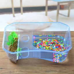Reptile Turtle Tortoise Vivarium Box, Tanque do aquário com rampa basking, Drop Shipping - Image 6