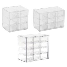 Organizador pequeno com gavetas claras, mini gaveta, grande capacidade Bead - Image 4