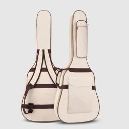 Impermeável guitarra acústica Gig Bag, Soft Case com alça de pescoço, estofamento grosso, 40 polegadas, 41 polegadas, 10mm - Image 3