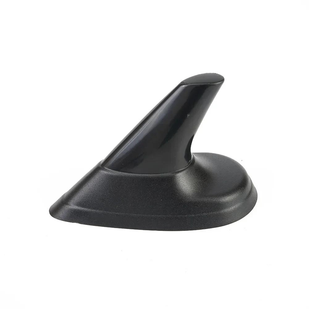 1x carro preto olhar fin antena manequim aérea para aero-saab 9-3 9-5 93 95 à prova dwaterproof água abs plástico veículo antena peças exteriores - Image 1