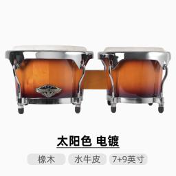 Bongo tamborim para desempenho profissional jogando grau Bongo tambores, couro de búfalo-7 polegadas, 9 polegadas, madeira instrumentos musicais - Image 4