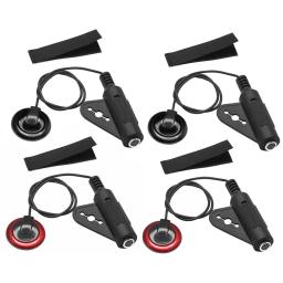 Professional Piezo contato microfone captador, captador de guitarra portátil, fácil de instalar para violino Ukulel guitarra e violoncelo acessórios - Image 1