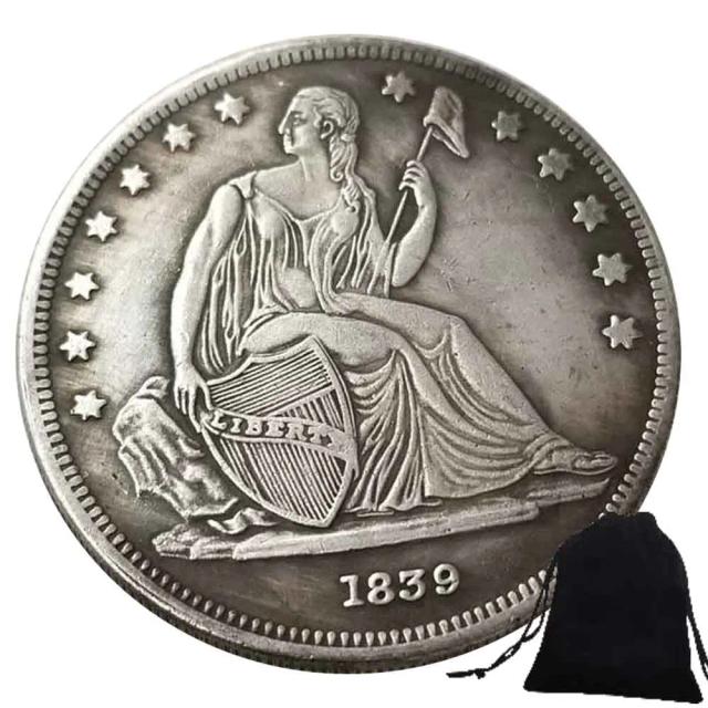 Moeda Comemorativa da Liberdade de 1839: Luxuosa Arte Americana e Presente Ideal