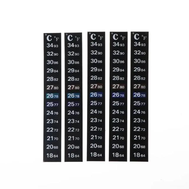 Termômetro Vertical Digital Preto para Fermentação de Cerveja com Adesivos de Display - Ideal para Reciclagem e Controle de Temperatura 5x