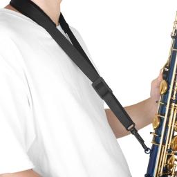 Alça pescoço para saxofone com cinto macio acolchoado para alto tenores clarinete oboé sax - Image 5