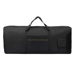 Estojo acolchoado para piano de 88 teclas, impermeável, teclado universal, grosso, preto - Image 1
