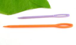 Agulhas de tricô plásticas para suéter e crochê, 20 peças, acessórios coloridos mistos, 9,5 cm-7cm de comprimento - Image 3