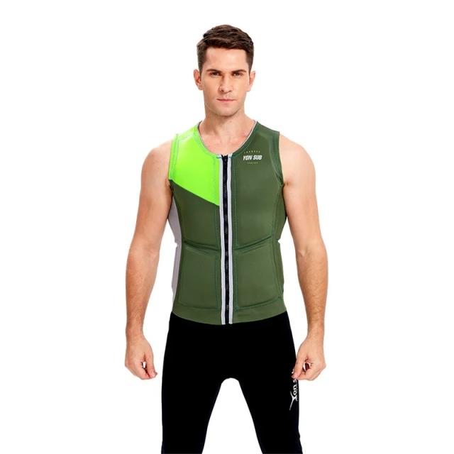 Jaqueta salva-vidas de neoprene reflexiva para adultos - ideal para surf, caiaque, esqui, vela e snorkeling