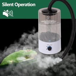 Umidificador Reptile Terrarium Fogger, Desligamento Automático, Impede Seco Running, Durável para Tartaruga com Mangueira de Extensão, 4L - Image 2