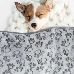 Manta fofa macia para animais de estimação, Quente e confortável, Tapete bonito dos desenhos animados, Pet Bed, Adequado para gatos e cães - Image 6