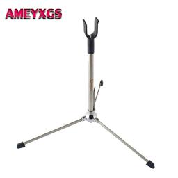 Suporte de arco para tiro com arco, suporte de aço inoxidável dobrável, acessórios de tiro com arco recurvo tradicional para caça, 1 peça - Image 1