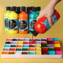 Única pintura acrílica 500ml profissional à prova dwaterproof água desenho pintura pigmento pintados à mão desenho da parede artesanato arte suprimentos diy - Image 2