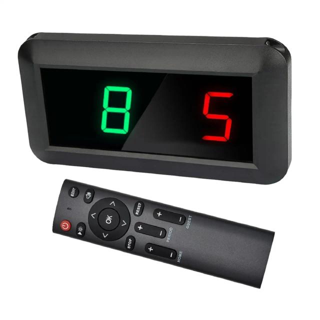 Placar Eletrônico Multifuncional para Jogos Esportivos - Portátil e Robusto