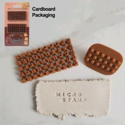 Mini Conjunto de Estampagem Alfanumérico, Argila Do Polímero, Cerâmica Macia, DIY Brincos Franceses, Corte Matre, Jóias, Pingente Fazendo Moldes - Image 1