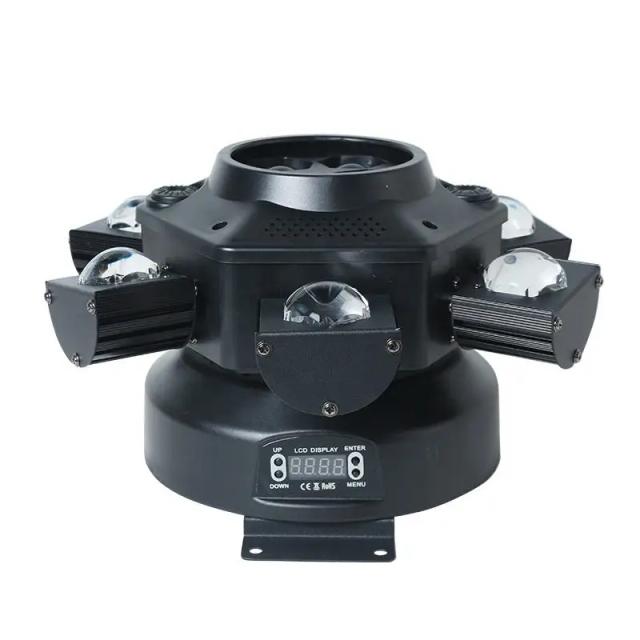 Iluminação Bee Eye LED Moving Head 6 em 1: Efeito Beam e Spider para Festas de Discoteca e Celebrações de Natal com Novo Estilo