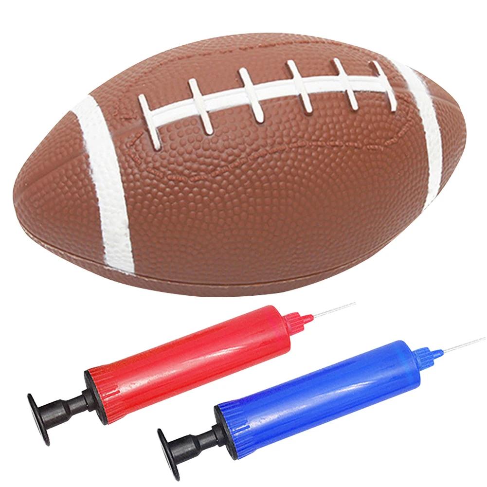 Bola de rugby pequena antiderrapante com inflador para adolescentes, futebol americano, bola de jogo para crianças, ensino - Image 1