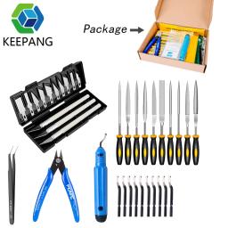 3d kit de ferramentas impressora, alicates limpeza bocal, pinças, arquivo, rebarbação, aparar e moagem, 3d impressão acessórios - Image 1