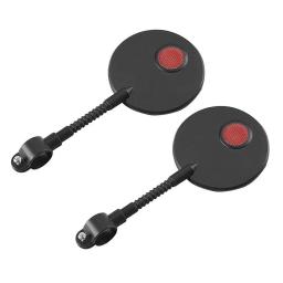 Espelho retrovisor de bicicleta ajustável, espelhos traseiros, visão traseira, guidão, acessórios de ciclismo, u9b6, 2pcs - Image 6