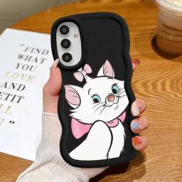 Disney engraçado marie gato caso de telefone para samsung galaxy a11 a12 a13 14 a22 a24 a25 a32 a33 a34 a35 a52 a53 a54 a73 tpu caso - Image 6