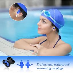 Reutilizável Soft Silicone Ear Plugs, tampões à prova d'água para natação, surf, mergulho e outros esportes aquáticos, 6 pares - Image 4