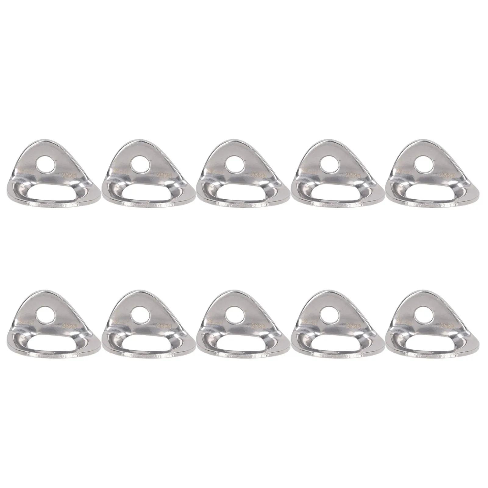 Leve aço inoxidável escalada âncora, cabide, exploração caverna, proteção de engenharia, 10pcs - Image 1